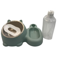 Kiyodo 寵物餵食飲水碗 OT-0109 28cm 500ml, 藍色, 1組