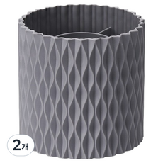 캐시리치 데스크 오거나이저 11.8 x 11.7 cm, 그레이, 2개