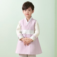The Ye Hanbok 男童淺粉色腰帶韓服 BY734