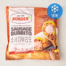 하티스푼 온더보더 소시지 부리또 (냉동), 150g, 3개입, 1개
