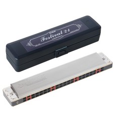 DABell Festival 21 C調口琴 No.1002, 1個, 銀色