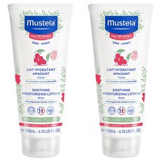 mustela 慕之恬廊 舒恬良 敏弱修復潤身乳, 200ml, 2條