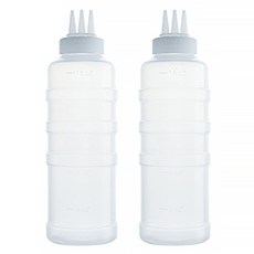 리빙패밀리 잘라쓰는 소스통 3구, 400ml, 2개