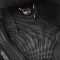 더존 엠보싱 카매트 풀세트, 올블랙, KE-37 올뉴K7 2세대 2016.1~