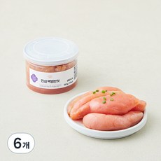 진심젓갈 백명란젓, 6개, 150g
