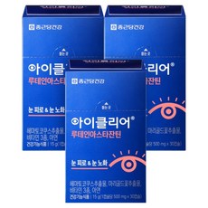 아이클리어 루테인아스타잔틴 12g, 30정, 3개