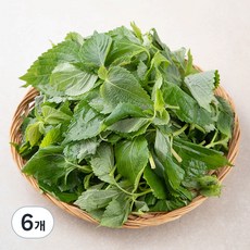 국내산 깻순, 170g, 6개