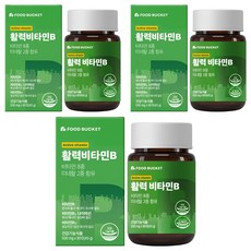 푸드버킷 활력비타민B 콤플렉스 45g, 90정, 3개