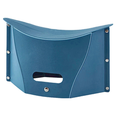 卡片折疊凳 紙片折疊椅, PP材質, 折疊設計, 輕巧收納, 方便攜帶, 藍綠色, 1組