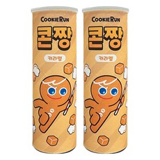 跑跑薑餅人 玉米脆角 焦糖口味, 2個, 80g