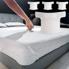 Just Pick 床包防滑床單固定夾 4入, 白色