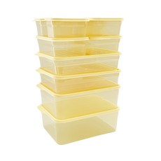 Nanu Dam 更柔軟Q彈保鮮盒 250ml x 4p + 600ml x 2p + 1.3L x 2p + 2L x 2p 套組, 1套