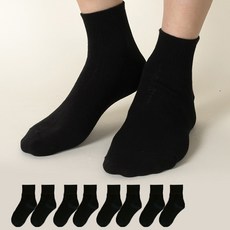 Goldman Socks 男士運動優質30支高密度基本款短筒襪 8入, 黑色, 1套