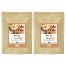 견과공장 프리미엄 아몬드 슬라이스, 500g, 2개