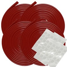 블랙핏 PLUS 문콕방지착착 도어가드 엣지몰딩 레드 4p