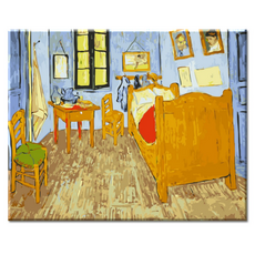 Momofix Painting DIY數字油畫組 50 x 40cm, 亞爾的梵谷房間, 1個