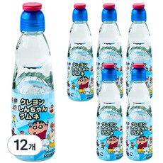 RAMUNE 蠟筆小新彈珠汽水, 200ml, 12個