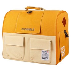 Dogismile 時尚後背包 PLUS 2.9kg, 沙漠蠍 黃色 + 米色, 1個