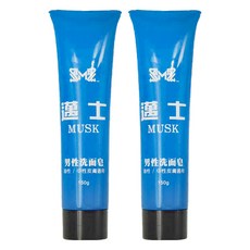 MUSK 邁士 男性洗面皂 油性, 150g, 2條