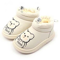 Lulushu 兒童蠟筆熊毛絨靴 BW022