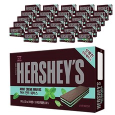 HERSHEY'S 好時 薄荷巧克力威化夾心酥, 63g, 32入