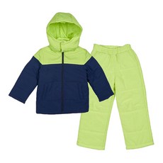 F.LEADER 兒童雙層格紋滑雪服上下套裝