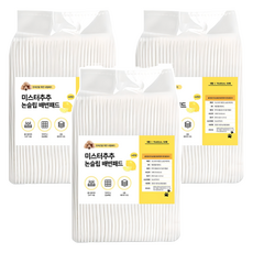 미스터추추 논슬립 강아지 배변패드 레몬향, 50개입, 3개 50개입, 3개