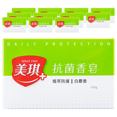 美琪抗菌香皂，植萃防護，白麝香，100g, 12入