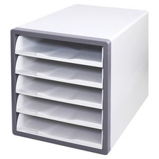 카파맥스 오픈형 서류함, 진회색, 5단