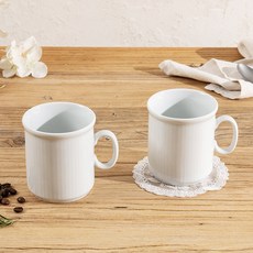 체스키포슬란 헨리 머그, 프라하화이트, 2개