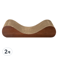 코멧 펫 고양이 쇼파 스크래쳐, 커브형, 2개