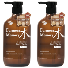 清淨海 森山島讀沐浴露 木, 750ml, 2瓶