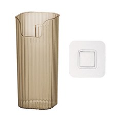 조이베리 다용도 우산꽂이 스토리지 박스 + 접착시트 1P, 투명브라운, 1개