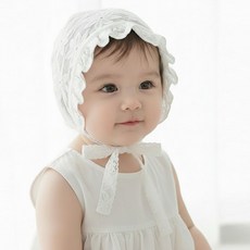 SOMNIUMBEBE 女童蕾絲軟帽