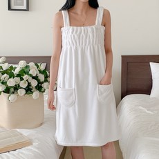 efactory Judy N 高爾夫連身浴袍, 1個, 白色