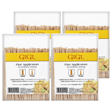 GiGi 熱蠟專用木棒 眉毛除毛細棒 100入, 4包