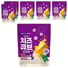 BEBECOOK 第一次吃起司塊, 16g, 6包, 藍莓口味