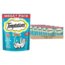 Temptations 喵愛餡 貓點心, 香誘鮮鮪口味, 160g, 10包