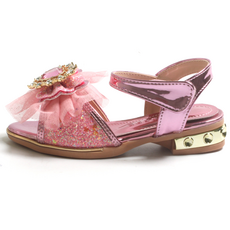 FROMBEBE 女童夏洛特絲帶涼鞋