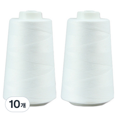 Sewing by Hand 40支2股縫紉線, 10個, 01 白色
