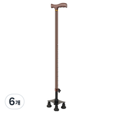 코레시스 간편한 지팡이, 브라운 TYPE 2, 6개