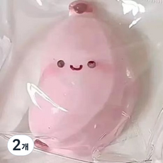 토브라인 집중력향상 쫀득쫀득 빵떡말랑이 스퀴시, 2개, 딸기바나나