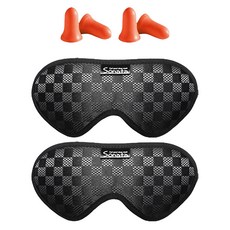 優雅眼罩 銀色+耳塞 2入組, 2組