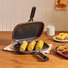 HAPPYCALL Cookmate 雙面巨無霸烤盤 炭灰色, 1個, 30cm