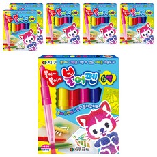 지구화학 불어펜, 6색, 6개