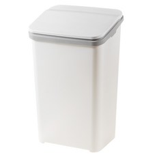 comet 按壓式垃圾桶 20L, 白色, 1個