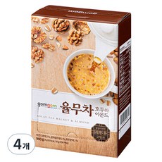 곰곰 율무차 호두와 아몬드, 18g, 50개입, 4개