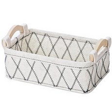 Gilgeuri 多用途毛氈收納籃 小, 白色, 1個