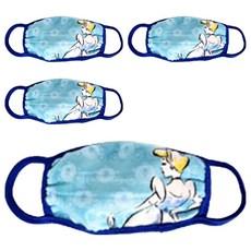 Disney 迪士尼 柔布口罩 小 仙杜瑞拉 4個 1袋