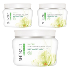 SHINZU'I 峇里島MATSU去角質霜, 200g, 3入